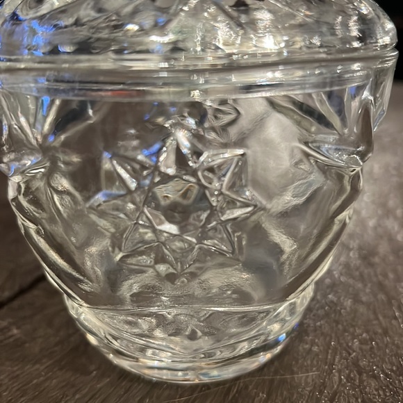 Vintage Glass Sugar Bowl - Picture 2 of 6